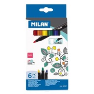 Značky Flamastry Na Oblečenie Milan 6 farieb