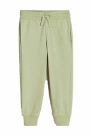 NOWE H&M spodnie dresowe cienkie jasne zielone 128
