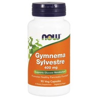 NOW Gymnema Sylvestre 400mg 90vegcaps SPRÁVNY METABOLIZMUS REDUKCIA HMOTNOSTI