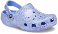 Detská obuv Šľapky Dreváky Crocs Classic Glitter Clog 33-34
