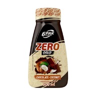 6PAK SYRUP ZERO 500ml SOS CZEKOLADA - KOKOS 0 KCAL