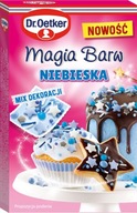 Dr. Oetker Magia Barw Niebieska dekoracje cukrowe