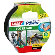 Textilná opravná páska tesa extraPower ECO REPAIR 10m x 38mm, čierna