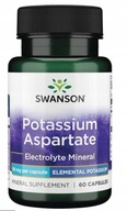 Potassium Aspartate 99mg 60 kapsúl Swanson