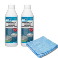 HG środek do usuwania kamienia odkamieniacz profesjonalny 2x500 ml + gratis