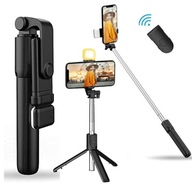 SELFIE STICK KIJEK DO ZDJĘĆ STATYW TRIPOD PILOT BLUETOOTH UCHWYT LED