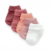Ponožky 5pak 0-6m dievčenské / Yosoy