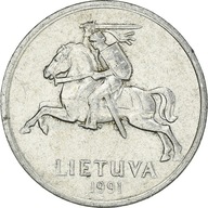Moneta, Litwa, Centas, 1991