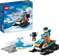 LEGO CITY Skuter śnieżny badacza Arktyki klocki 60376 arktyczny pojazd