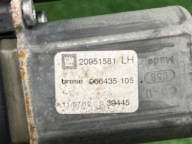 ELE mechanism windows left front OPEL INSIGNIA 20952452LH