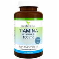 MEDVERITA TIAMINA 100 mg 120 kaps VITAMIN B1