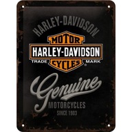 Plakat 15 x 20cm Harley Davidson Genuine Nostalgic Art