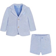 Oblek Mayoral 1450+1274 modré sako krátke šortky 98