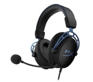 Słuchawki przewodowe HyperX Cloud Alpha S Gamingowe Czarno-niebieskie