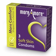 Kondómy - MoreAmore Soft Skin 3 ks
