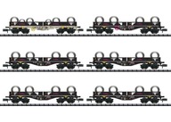 Zestaw 6 wagonów kontenerowych Laude N Trix 15080