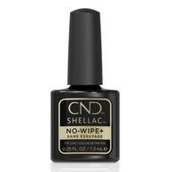 CND Shellac Top Coat No Wipe+ 7,3 ml bez przemywania