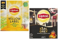 Herbata Lipton Yellow Label czarna 100 szt. Earl Grey 92 szt. Ekspresowa