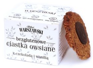 Ciastka owsiane bezglutenowe z czekoladą 150 g - Łakoć Warszawski - Baton W