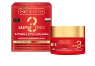 Krém proti starnutiu 50+ Bielenda Super Trio 0 SPF deň a noc 50 ml