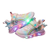 Adidasy Elsa LED svietiace topánky Detská športová obuv Elza ROZ 22-37