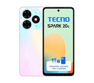 Smartfon Tecno SPARK 20C 4/128GB NFC LTE 6,56" 90Hz 13Mpix Biały