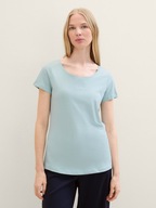 Tom Tailor Round Neck T-Shirt - Dusty Mint Blue