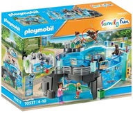 Playmobil Family Fun Oceanarium z basenem dla pingwinów Zestaw z Figurkami