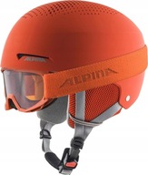 Kask narciarski dziecięcy Alpina Zupo Set Pump Orange Matt Piney S 51-55cm
