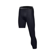 Męskie sportowe spodnie treningowe XL czarne lewe długie