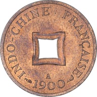 Moneta, FRANCUSKIE INDOCHINY, Sapèque, 1900, Paris