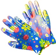 Dámske záhradné rukavice Pracovné rukavice na peľ v Kvety veľ.9-L
