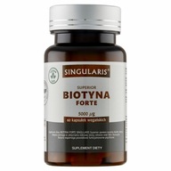 Singularis Biotyna Forte 5000 ug gęste zdrowe włosy 60 kapsułek