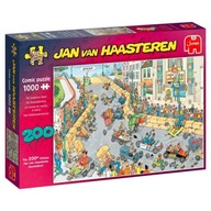 Puzzle Wyścig na byle czym 1000 el Jan van Haasteren puzle układanka