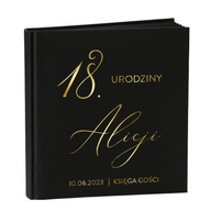 Księga Gości na 18 30 40 50 60 70 80 90 urodziny I ALBUM Złoty Lustrzany