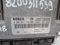 control unit of the engine 0281011148 8200311539 RENAULT 1.9 DCI
