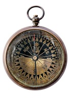 Mosadzný kompas (replika)