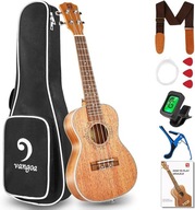 Ukulele 23-palcový Profesionálny s poťahom 4-strunový 60cm