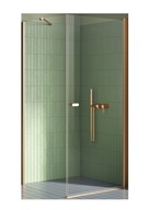 Miedziana Kabina prysznicowa SOLEO COPPER Brushed 80x90 miedź szczotkowana