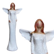 Anjel akrylový 16cm figúrka dekorácia ozdoba darček Vianoce sväté prijímanie anjelik