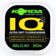 Fluorocarbon Materiál Náväzec Korda IQ2 Extra Soft Hooklink 20 m 12 lb