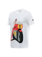 Tričko Dainese Ago T-Shirt Biela XL