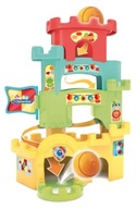Baby zamek wieża z kuleczkami zabawka edukacyjna