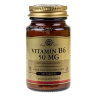 Vitamín B6 50mg 100 tabliet Solgar