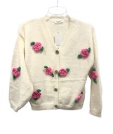 Detský sveter s kvetmi 110