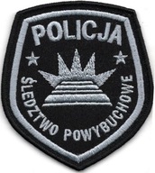 Naszywka Policja Śledztwo Powybuchowe - czarna