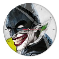 Nástenné hodiny s leskom Joker 001 DC Viacfarebné