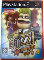 BUZZ MUZYCZNY QUIZ płyta bdb+ komplet PL PS2