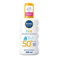 KREM NIVEA SUN KIDS PROTECT nawilżający balsam do opalania spf 50+ MLECZKO