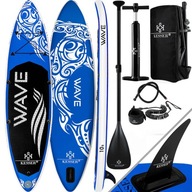 DESKA SUP KESSER 320CM POMPOWANA ZESTAW WIOSŁO POMPKA PLECAK